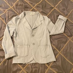 SOLD - Suzy D (London) blazer (light clue/grey)